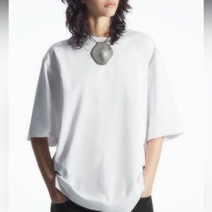 COS Oversized T-shirt - White - XS